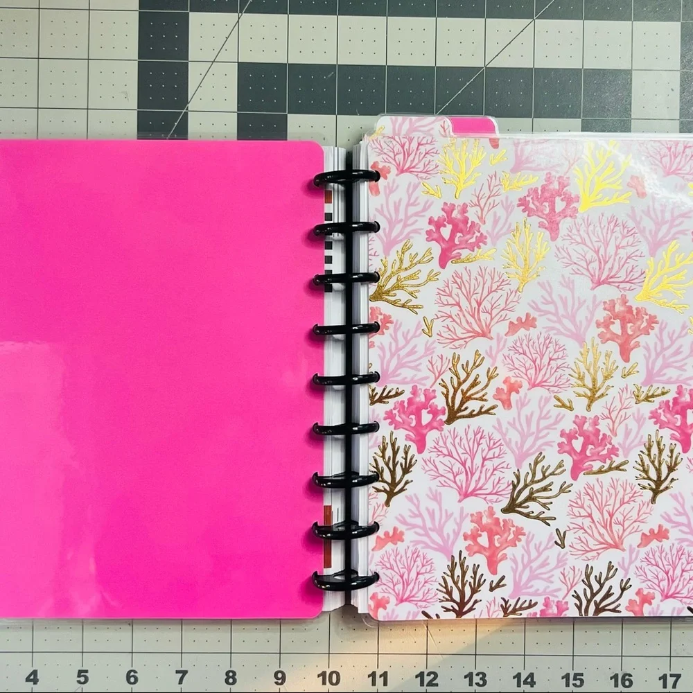 Mermaid happy planner classic size cover set, tab dividers and dashboards